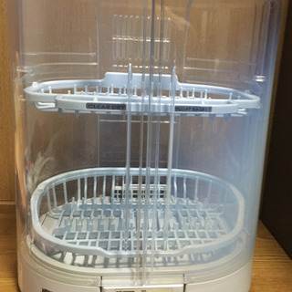 【受付中】象印 食器乾燥器 省スペース 縦型 EY-KA50-HH クリアグレーの画像