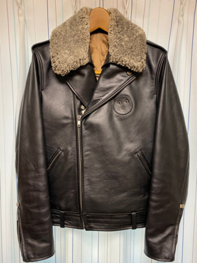 ユナイテッドアローズ　牛皮　ライダースジャケット