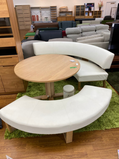 【トレファク 南浦和店】シギヤマ家具　丸テーブル　ダイニングセット