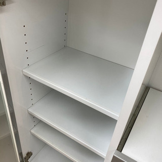 トレファク 南浦和店】レンジ台 ホワイト×シルバー