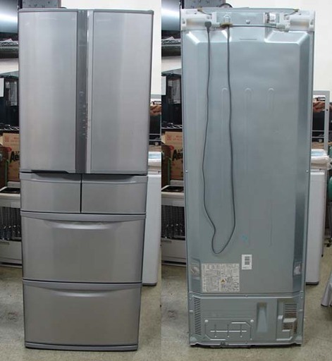 19N0135 E 札幌発 引取歓迎 HITACHI/日立 R-SL47AM ノンフロン冷凍冷蔵庫 470L 2011年製 中古