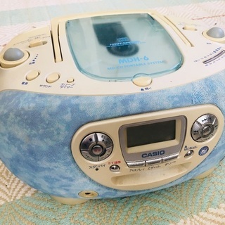 ラジカセ(CD・MD対応)MDH-6【カシオ】