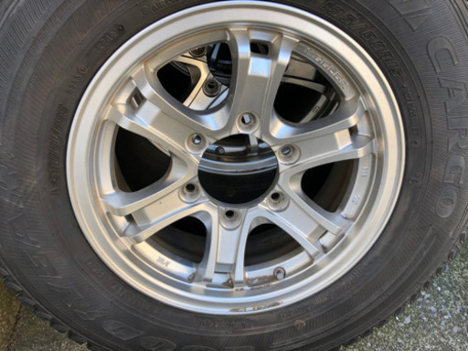 スタッドレス&アルミ4本セット195/80R15ハイエース