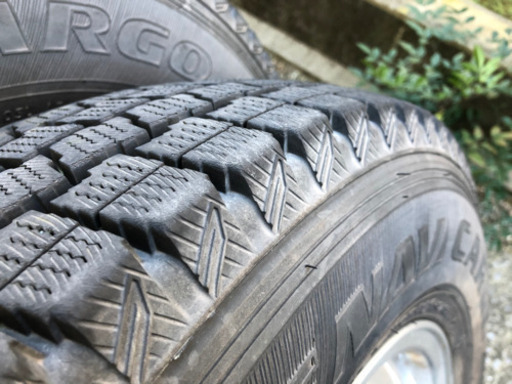 スタッドレス&アルミ4本セット195/80R15ハイエース