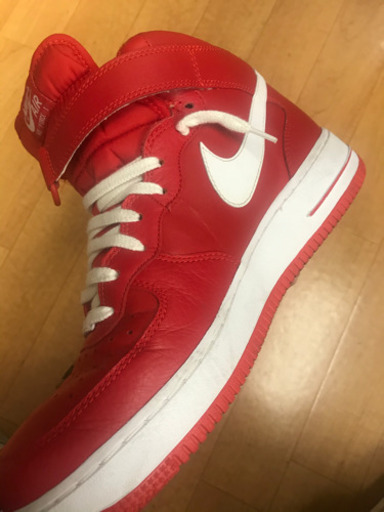 NIKE エアフォース1 レッド　28センチ　美品