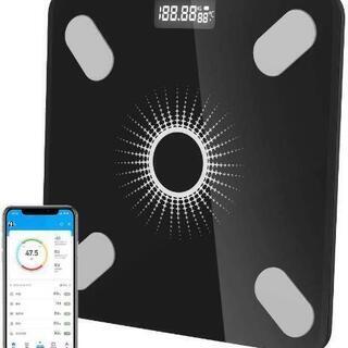 『新品未使用』太陽光充電 スマート 体組成計 体重計 スマホ連動...