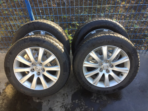 【値下げしました】アルミホイール付スタッドレスタイヤ  4本  215/60R17