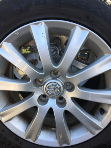 【値下げしました】アルミホイール付スタッドレスタイヤ  4本  215/60R17