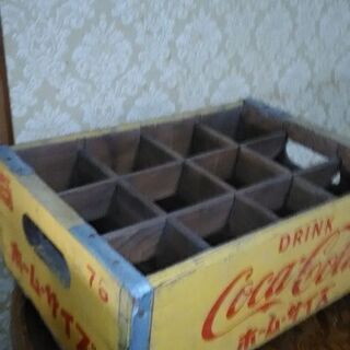 コカコーラ ホームサイズ 木箱