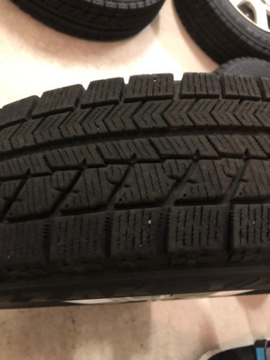 軽自動車　ブリヂストンホイル付きスノータイヤ13