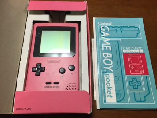 ゲームボーイポケット　ピンク　箱付き