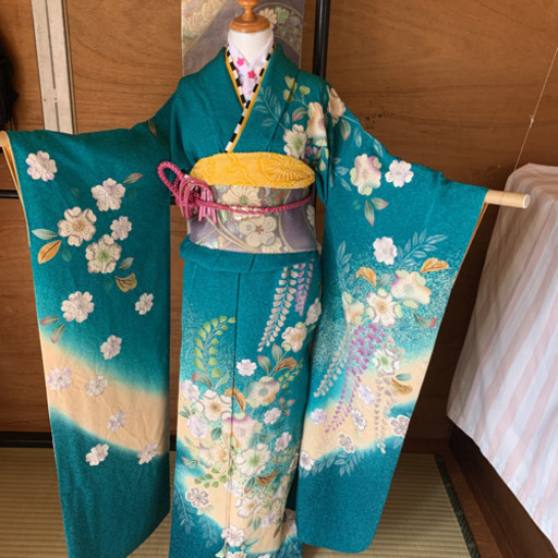 成人式　　振袖　長襦袢　袋帯　小物セット