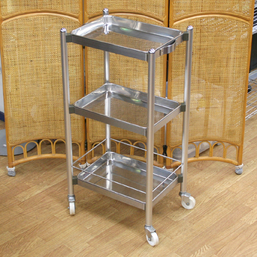 TAKARA BELMONT ステンレスワゴン SR-DSW 3段 キャスター付き ツール