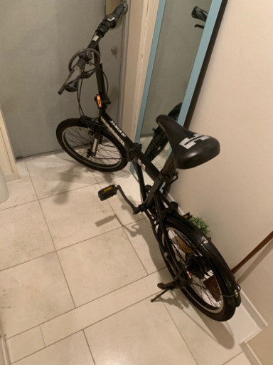 ハマー（HUMMER）折り畳み自転車　ブラック
