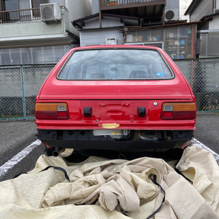 現在取引中です！⭐️スターレット⭐️ 希少　KP61 中期　5速マニュアル　旧車　SE レストアベース　全塗装済み　の画像