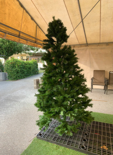 クリスマスツリー　約2m28cm ライト付き