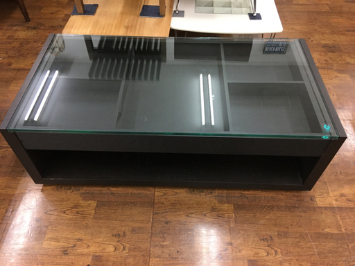 府中家具 ガラステーブル