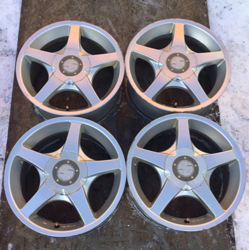 値下げ！社外15インチ マルチ アルミホイール 4本セット