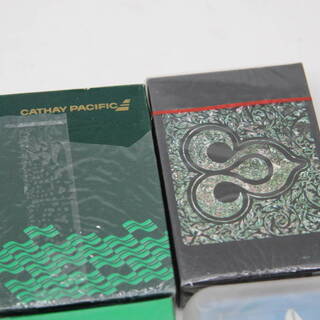 キャセイパシフィック航空 タイ航空　マレーシア航空　日本航空　ノベルティ　トランプ 　８個 	の画像