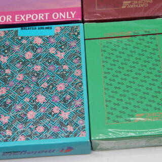 キャセイパシフィック航空 タイ航空　マレーシア航空　日本航空　ノベルティ　トランプ 　８個 	の画像