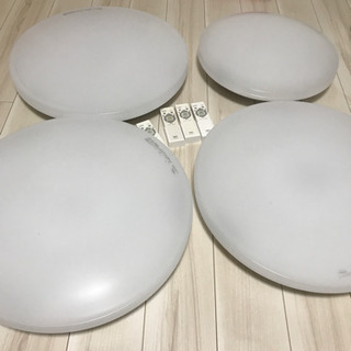 LEDシーリングライト 4点セット リモコン付き