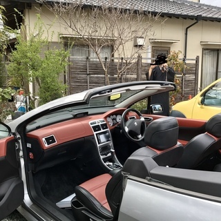 プジョー 307cc 電動格納オープンカー 難ありの画像