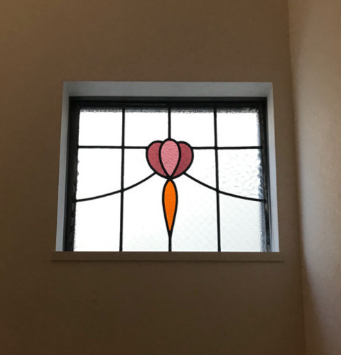 値下げ！ステンドグラス　英国アンティーク　／三軒茶屋一丁目引き渡し