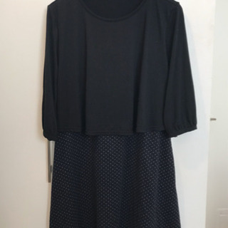授乳服　ワンピース　S 黒／三軒茶屋