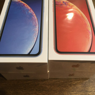 新品未開封 iPhone xr 128GB  コーラル SIMロック解除済み