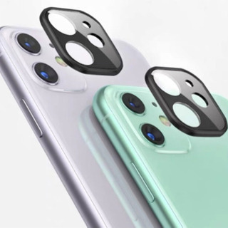 iPhone11 フィルム　保護　カバー　レンズフィルム　グリーンの画像