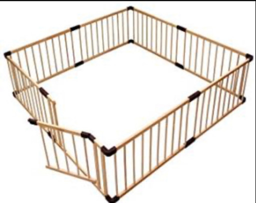 ファルスカ　ベビーサークル・ドア付き　ジョイントプレイペン187×187 ／三軒茶屋一丁目