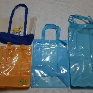 エコバッグ4セット ANAピカチュウ Pooh ミッキーマウス ...