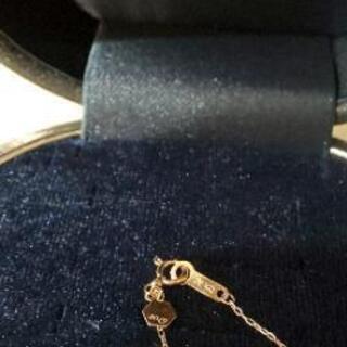 未使用💛　定価23100円　4℃ ヨンドシー 2019  Christmas限定 一粒デザインネックレス★ピンクゴールド１０K（限定ボックス入り）の画像