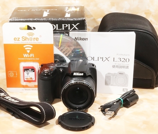 ★美品級＆スマホ転送＆超望遠585mmOK★ニコン クールピクス L320