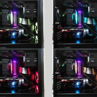 ゲーミングPC　i7 8700k Win10 GTX1070 SSD HDD Blu-ray デスクトップ スーリブケーブルの画像