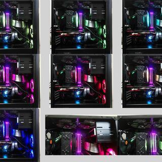 ゲーミングPC　i7 8700k Win10 GTX1070 SSD HDD Blu-ray デスクトップ スーリブケーブルの画像