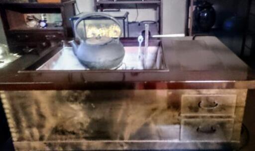 昭和レトロ 火鉢 鉄瓶 五徳 まとめて