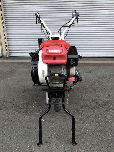 整備済 ネギ作りに ナタ爪、スプーン爪付 一輪耕運機 4馬力 ロビン RCO422 前3/後1 ローター2速 正/逆 ハンドル180度
