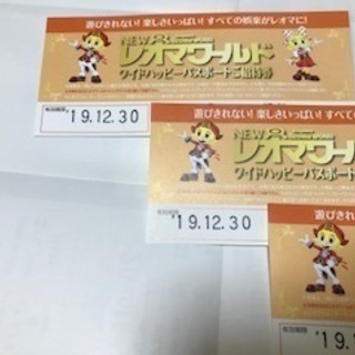 レオマワールドのパスポート3枚