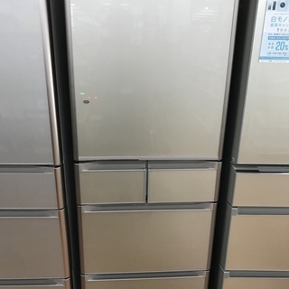 中古 冷蔵庫 6ドア 475L ファン式 真空チルド 日立 R-G4800E-XN