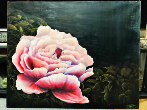 「牡丹」30号油画
