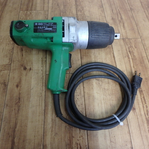 日立 インパクトレンチ WH22 動作確認済み 22mm 100V 電動インパクト ソケット 付属 回転 電動工具 DIY 中古品 宮