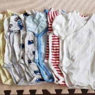 【美品】60サイズ下着　80サイズおくるみセットの画像