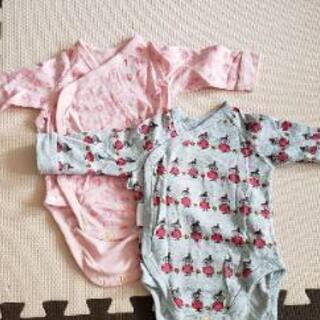 【美品】60サイズ下着　80サイズおくるみセット