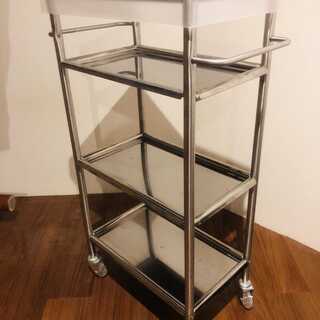 【1/3まで】IKEA イケア キッチンワゴン ステンレススチール