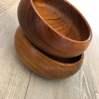 【値下げしました】木皿 2点セットの画像