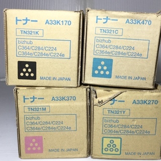 KONICA MINOLTA（コニカミノルタ）☆トナー4色セット☆ブラック/シアン