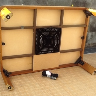 【おすすめ品】家具調折りたたみ炬燵こたつ105×74㎝センターテーブル通年使いの画像