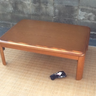 【おすすめ品】家具調折りたたみ炬燵こたつ105×74㎝センターテ...