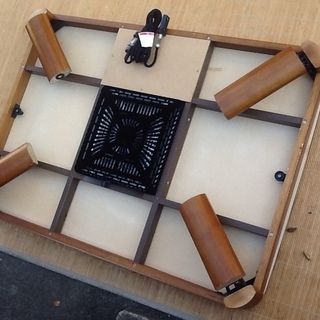 【おすすめ品】家具調折りたたみ炬燵こたつ105×74㎝センターテーブル通年使いの画像